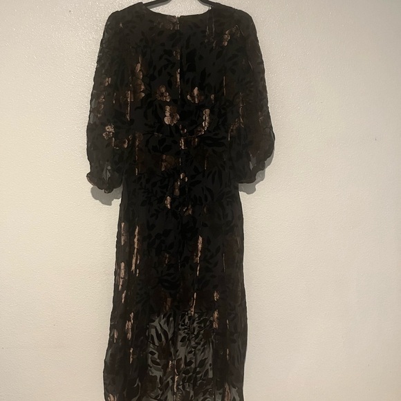 Eliza J Velvet‎ Burnout Floral High Low Dress - Picture 7 of 10